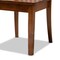 Baxton Studio Minette Modern and Contemporary Transitional Walnut Brown Finished Wood 2-Piece Dining Chair Set 180-11427-Zoro - alternate 6